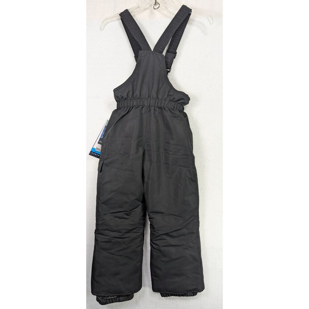 Kids Snow Pants - Boys - Black Waterproof / Suspenders - Size S (6/6x)